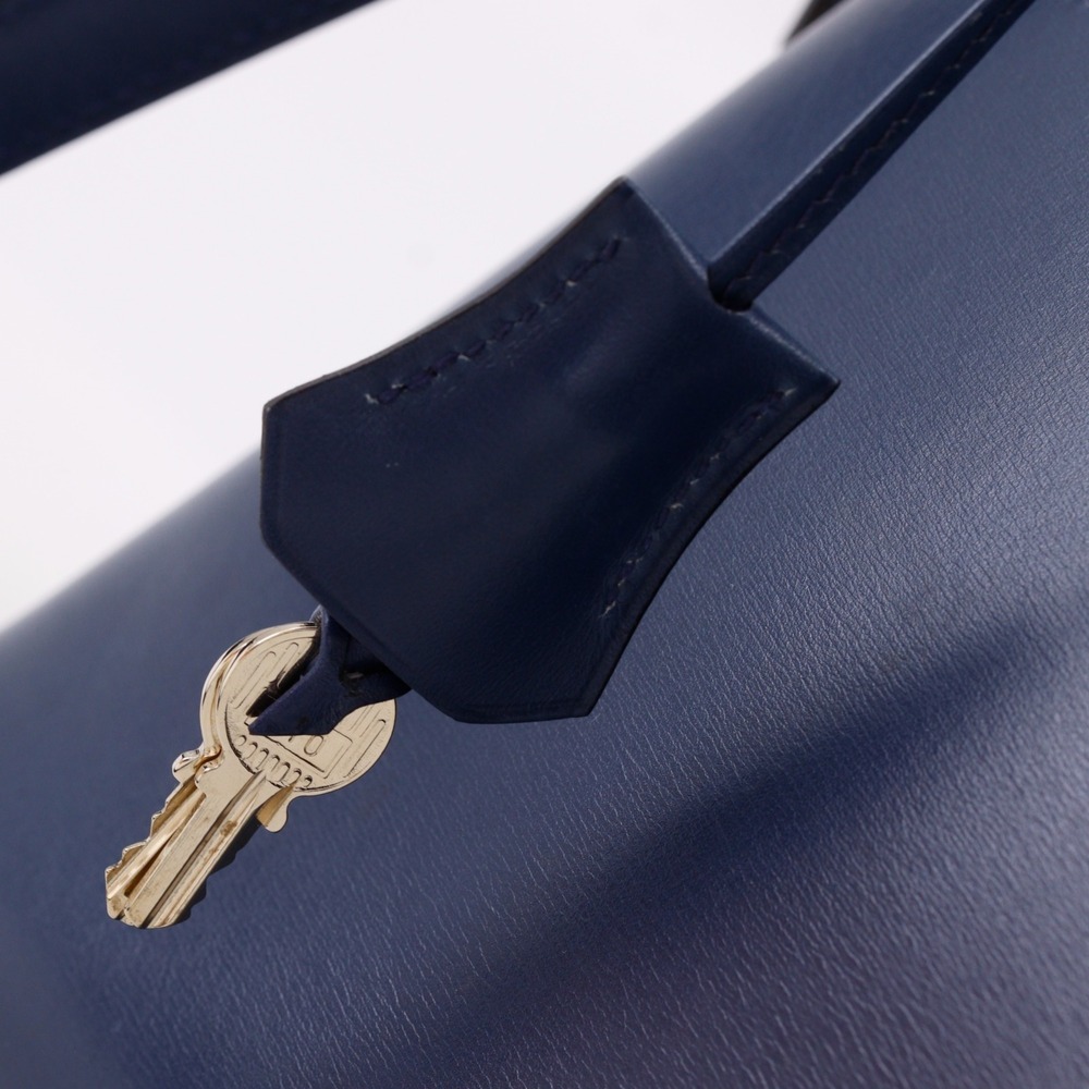 Hermes Bolide 31 Handbag, 2-Way Shoulder Bag x Veau Tadelakt Blue Marine, 199... - Picture 15 of 16
